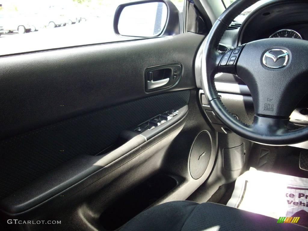 2006 MAZDA6 i Sport Sedan - Lapis Blue Metallic / Black photo #7