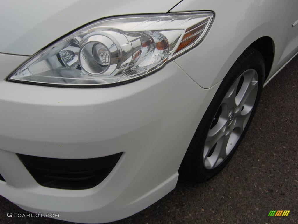 2008 MAZDA5 Sport - Crystal White / Black photo #15