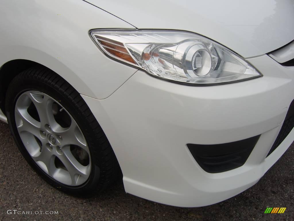 2008 MAZDA5 Sport - Crystal White / Black photo #18