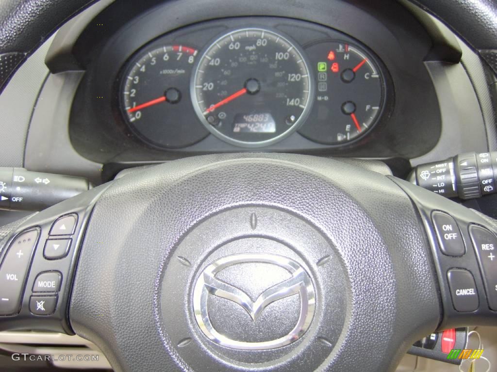 2008 MAZDA5 Sport - Crystal White / Black photo #27