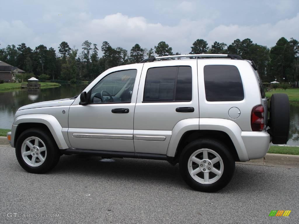 2006 Liberty Limited 4x4 - Bright Silver Metallic / Medium Slate Gray photo #1