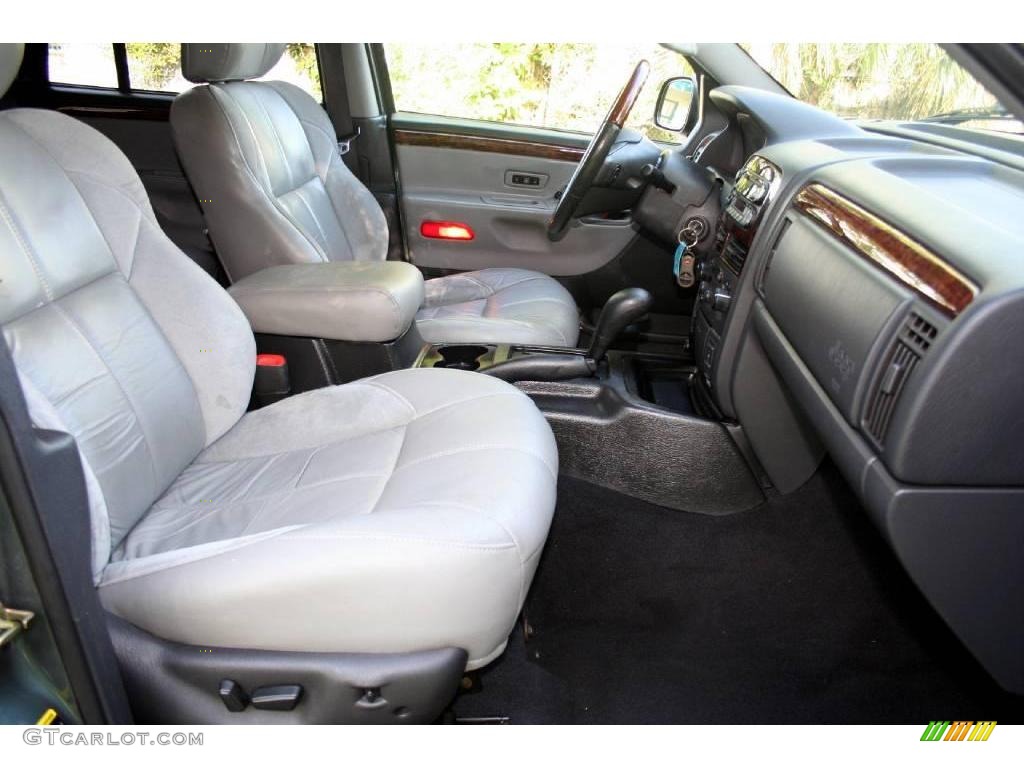 2002 Grand Cherokee Overland 4x4 - Onyx Green Pearlcoat / Dark Slate Gray/Light Slate Gray photo #32