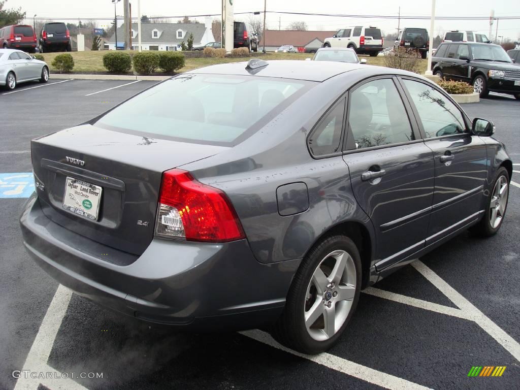 2008 S40 2.4i - Titanium Grey Metallic / Off-Black photo #7