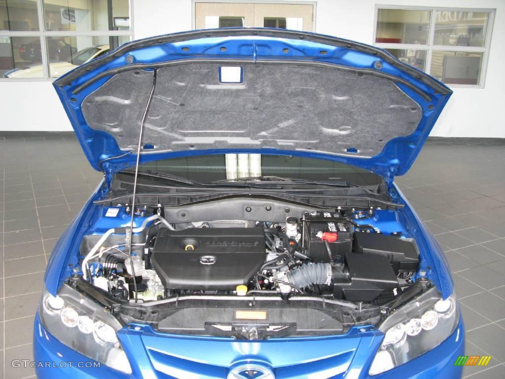 2008 MAZDA6 i Touring Hatchback - Bright Island Blue / Black photo #9