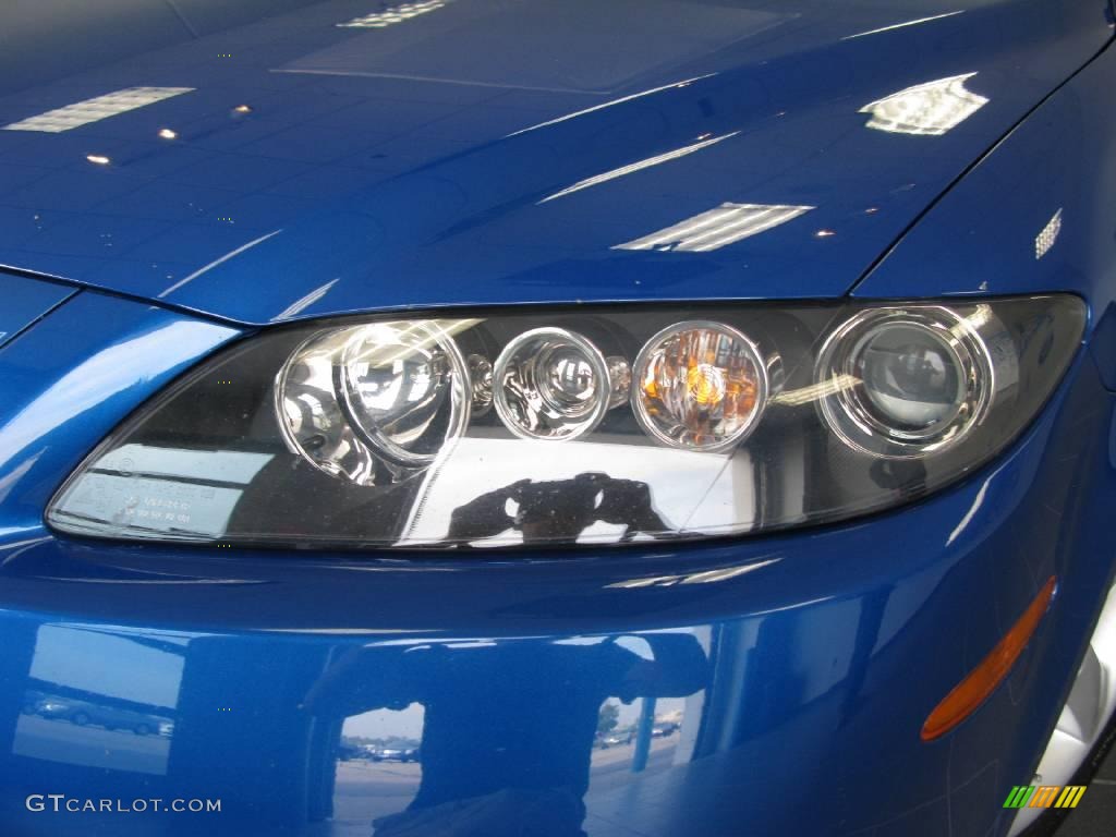 2008 MAZDA6 i Touring Hatchback - Bright Island Blue / Black photo #15