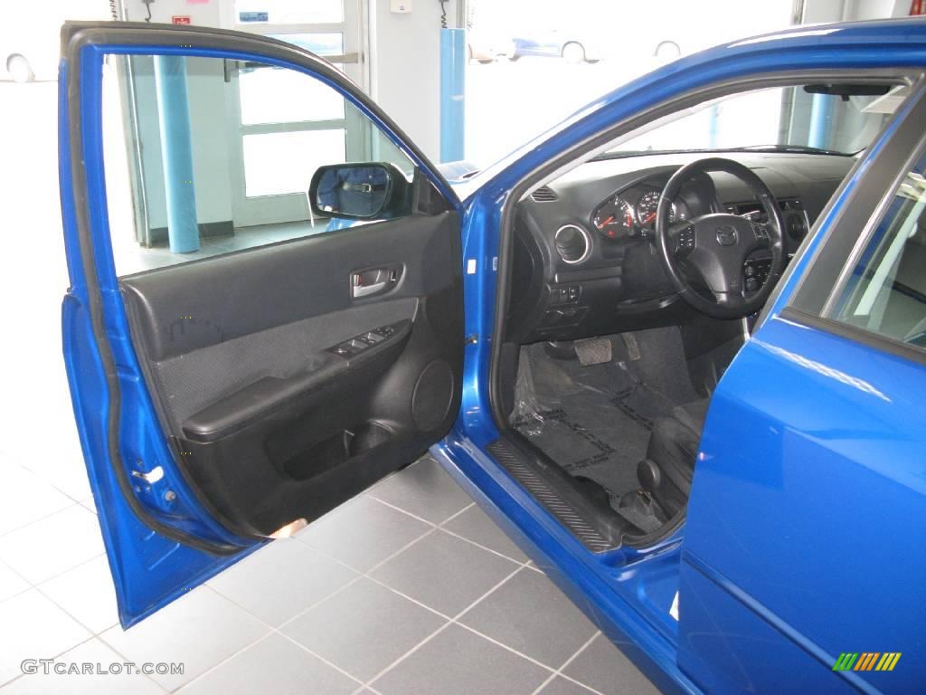 2008 MAZDA6 i Touring Hatchback - Bright Island Blue / Black photo #21