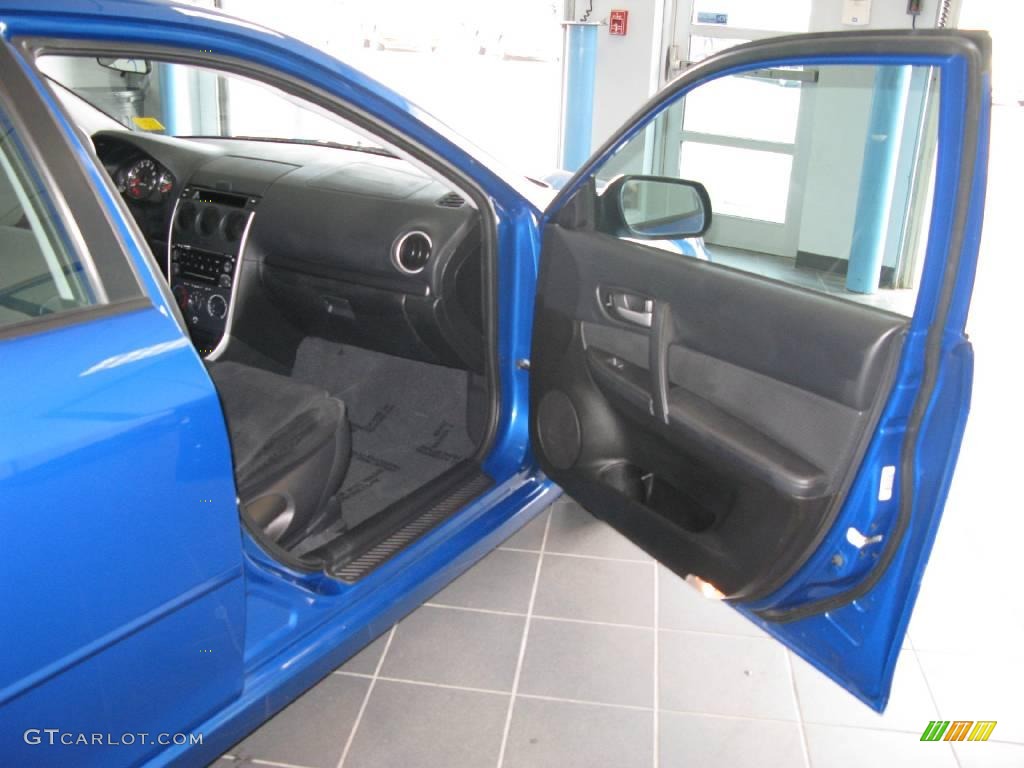 2008 MAZDA6 i Touring Hatchback - Bright Island Blue / Black photo #24