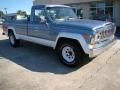 1984 Silver Blue Jeep J Series Truck J10 4x4  photo #2