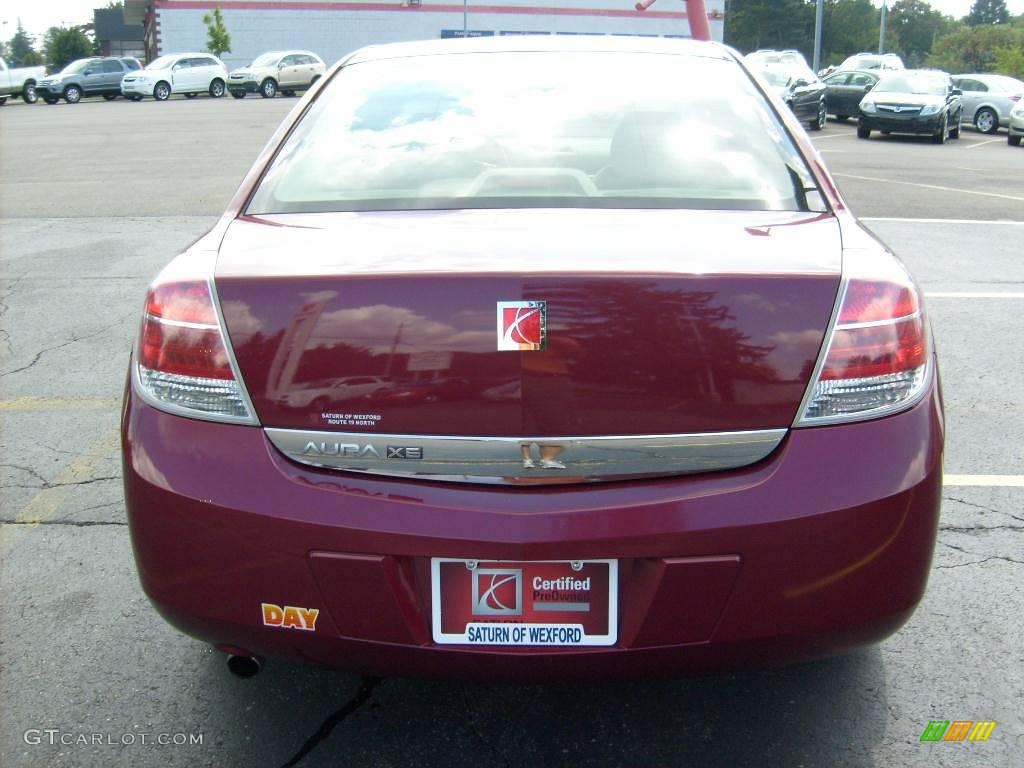 2007 Aura XE - Berry Red / Gray photo #3