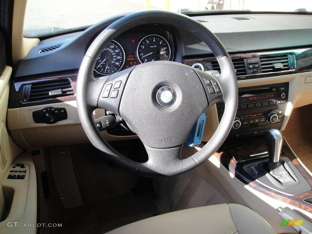 2007 3 Series 328xi Sedan - Monaco Blue Metallic / Beige photo #11