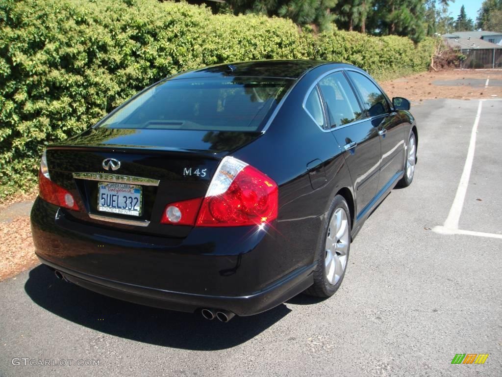 2006 M 45 Sedan - Black Obsidian / Graphite photo #7