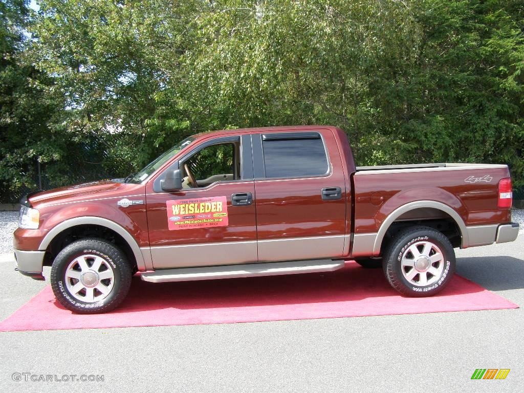 2006 F150 King Ranch SuperCrew 4x4 - Dark Copper Metallic / Castano Brown Leather photo #5