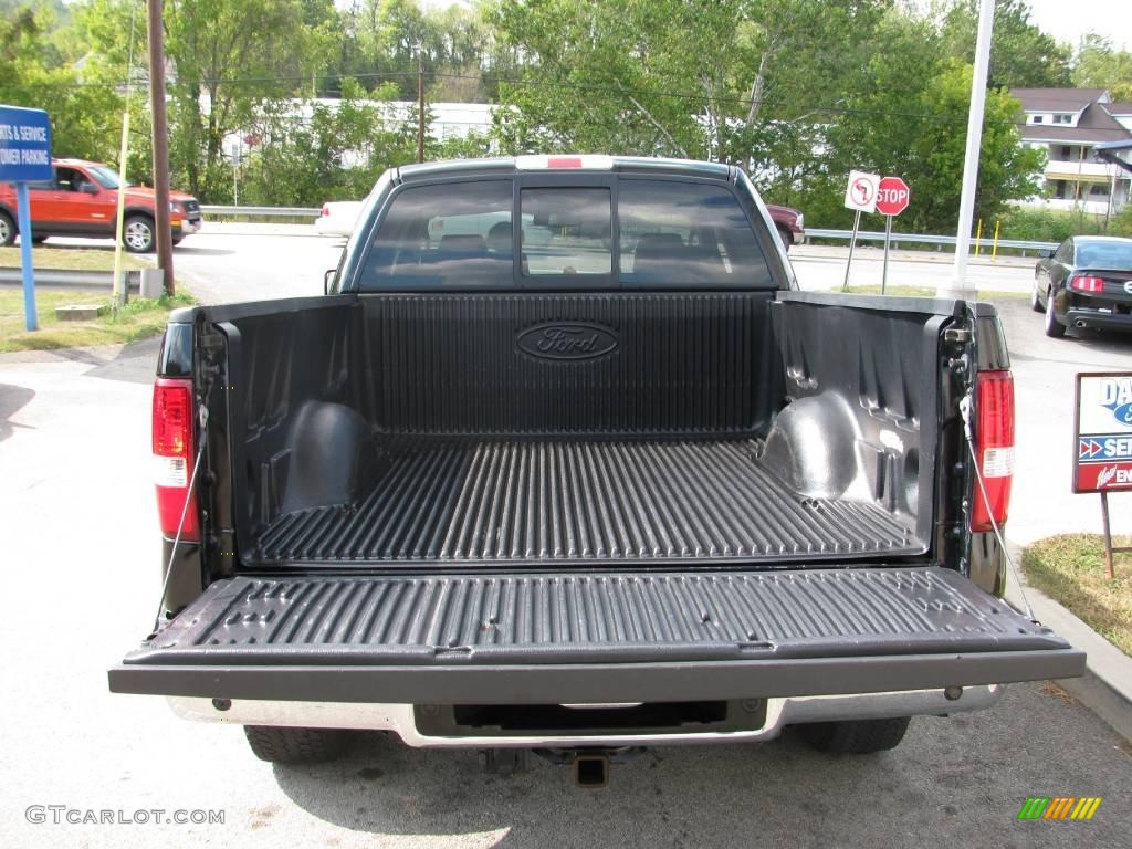 2006 F150 Lariat SuperCab 4x4 - Black / Tan photo #7