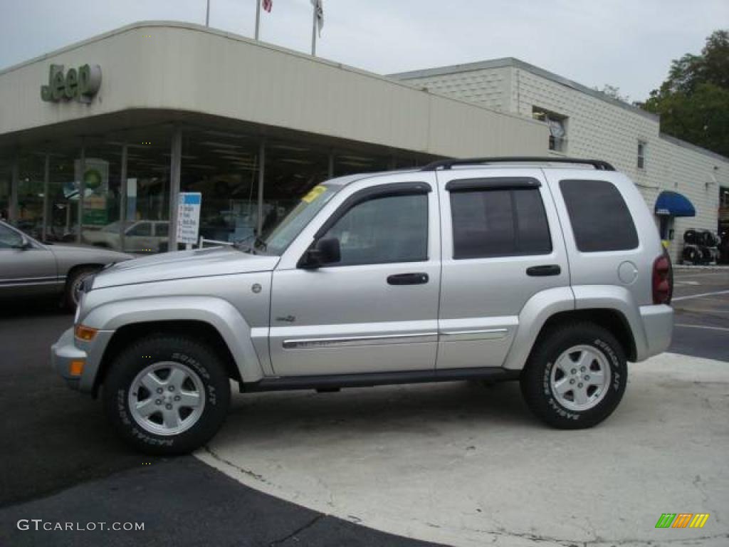 2006 Liberty Sport 4x4 - Bright Silver Metallic / Medium Slate Gray photo #1