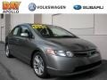 2007 Galaxy Gray Metallic Honda Civic Si Sedan  photo #1