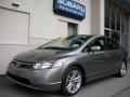 2007 Galaxy Gray Metallic Honda Civic Si Sedan  photo #2