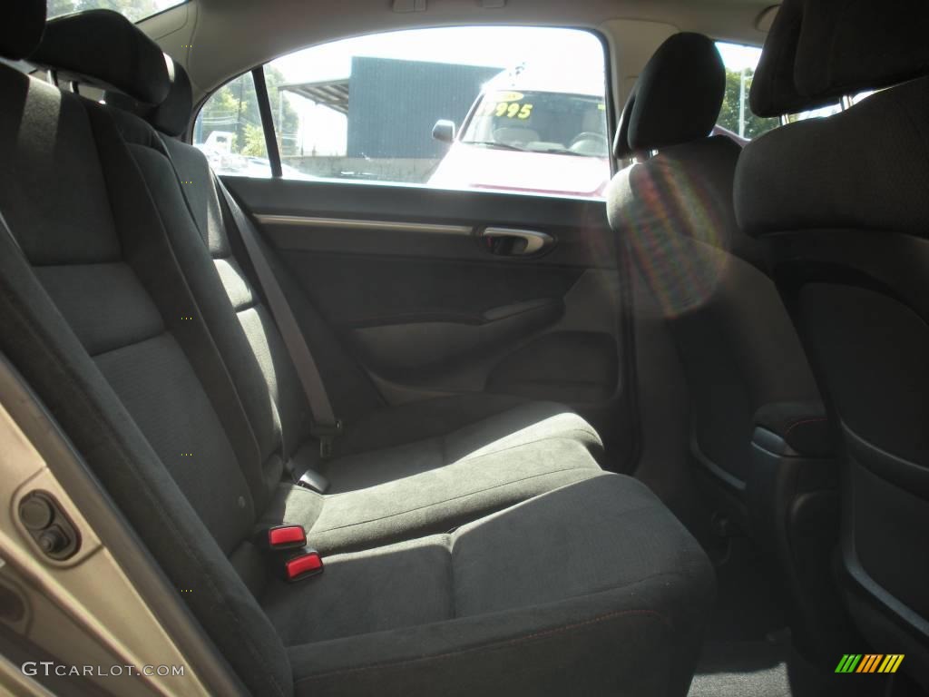 2007 Civic Si Sedan - Galaxy Gray Metallic / Black photo #12