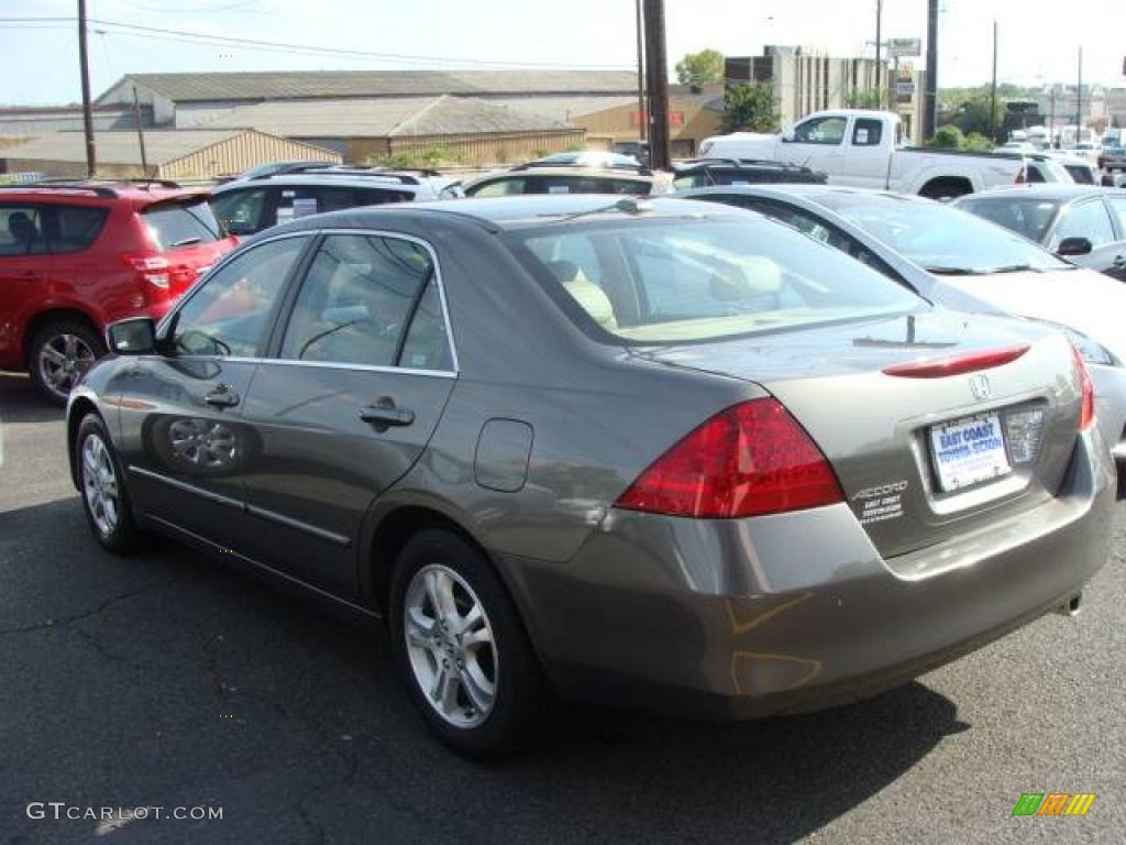 2007 Accord EX-L Sedan - Carbon Bronze Pearl / Ivory photo #5