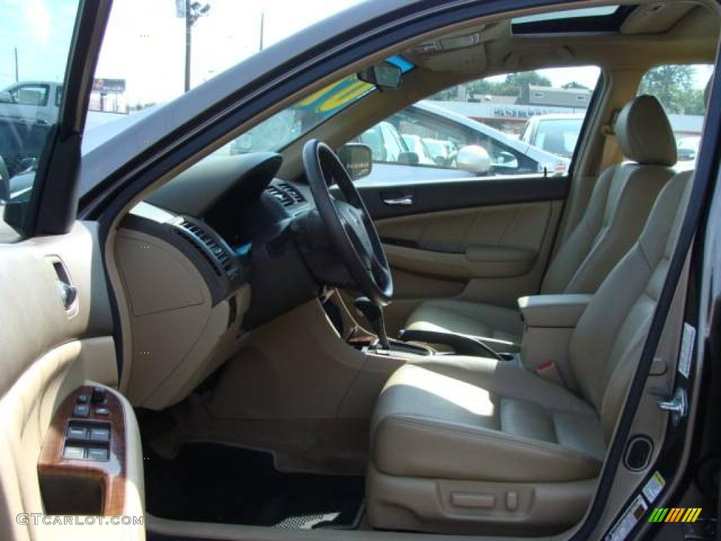 2007 Accord EX-L Sedan - Carbon Bronze Pearl / Ivory photo #7