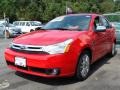 2008 Vermillion Red Ford Focus SE Sedan  photo #1