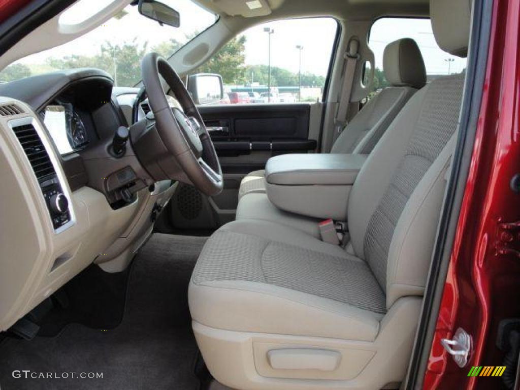 2009 Ram 1500 SLT Crew Cab 4x4 - Inferno Red Crystal Pearl / Dark Slate/Medium Graystone photo #8