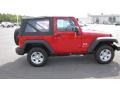 Flame Red - Wrangler X 4x4 Photo No. 6