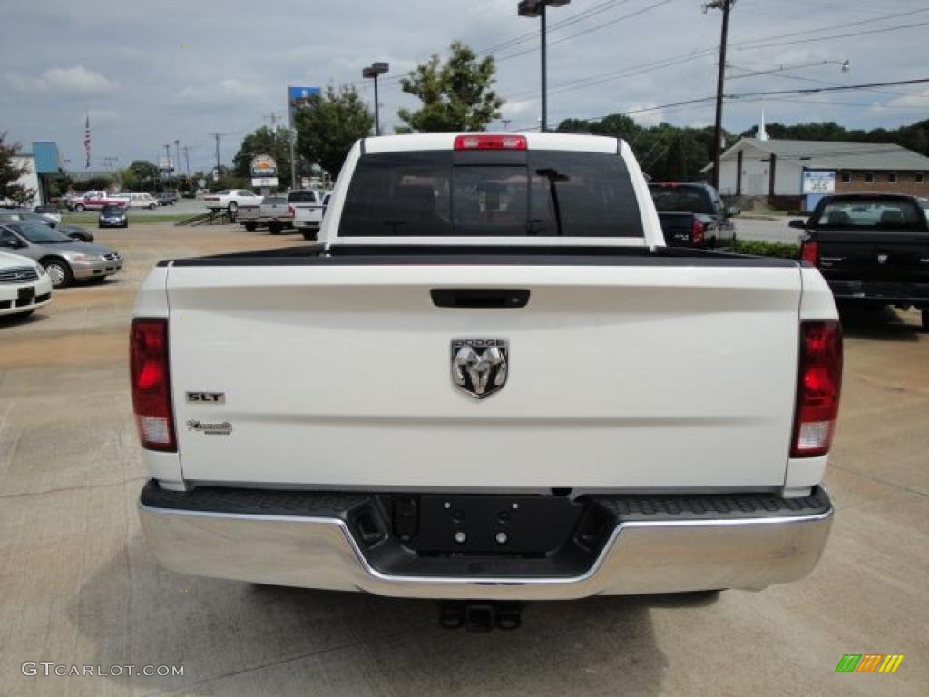 2009 Ram 1500 SLT Quad Cab - Stone White / Dark Slate/Medium Graystone photo #3