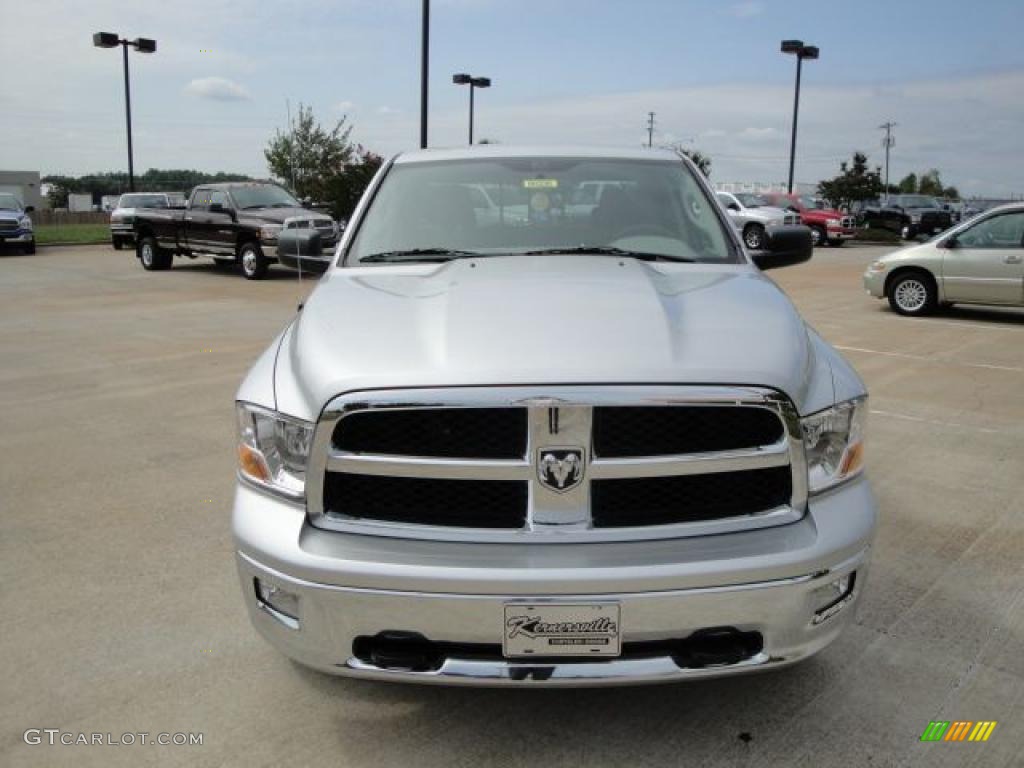 2009 Ram 1500 SLT Quad Cab - Bright Silver Metallic / Dark Slate/Medium Graystone photo #7