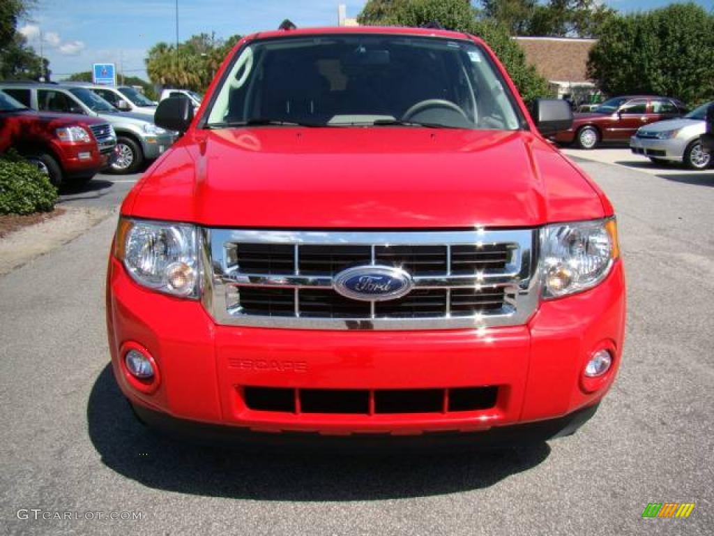 2009 Escape XLT V6 - Torch Red / Stone photo #3