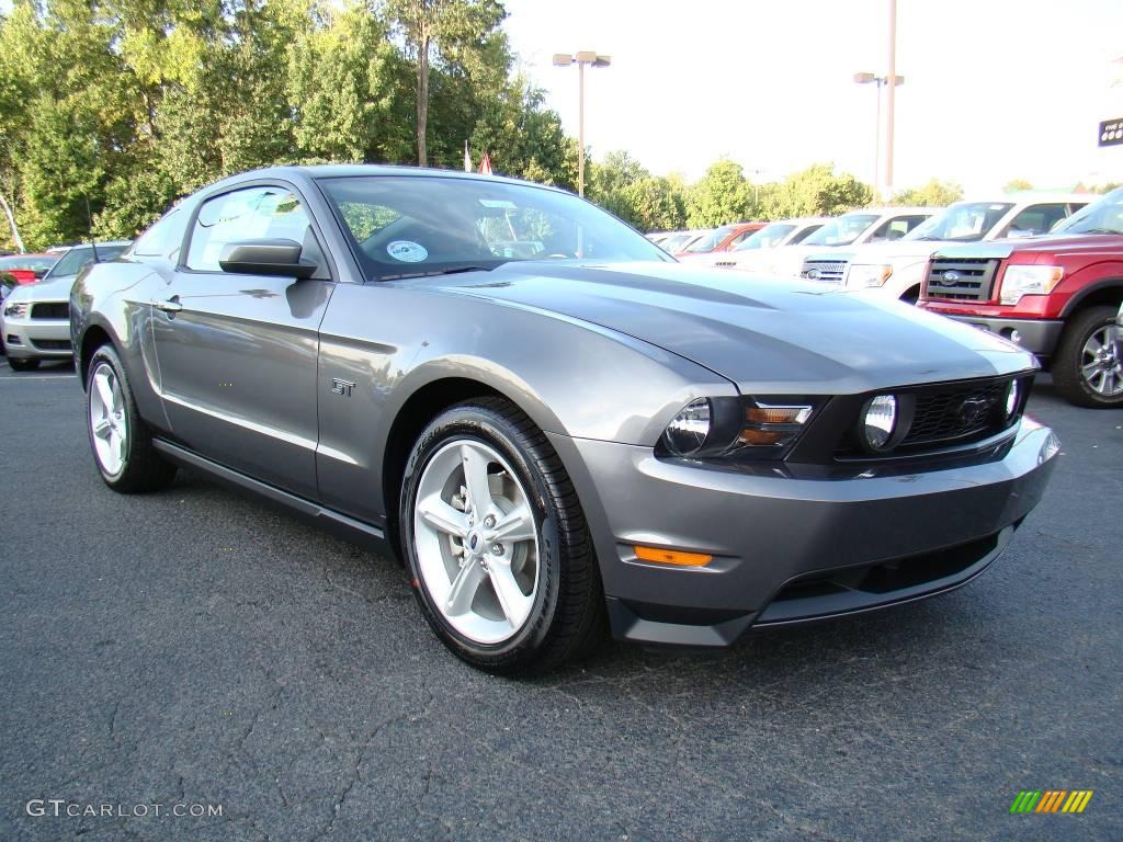 Sterling Grey Metallic 2010 Ford Mustang GT Coupe Exterior Photo #18093106