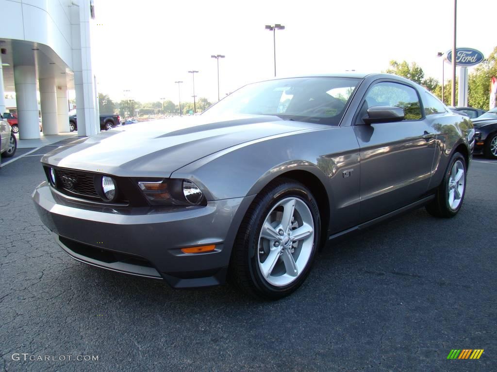 Sterling Grey Metallic 2010 Ford Mustang GT Coupe Exterior Photo #18093126
