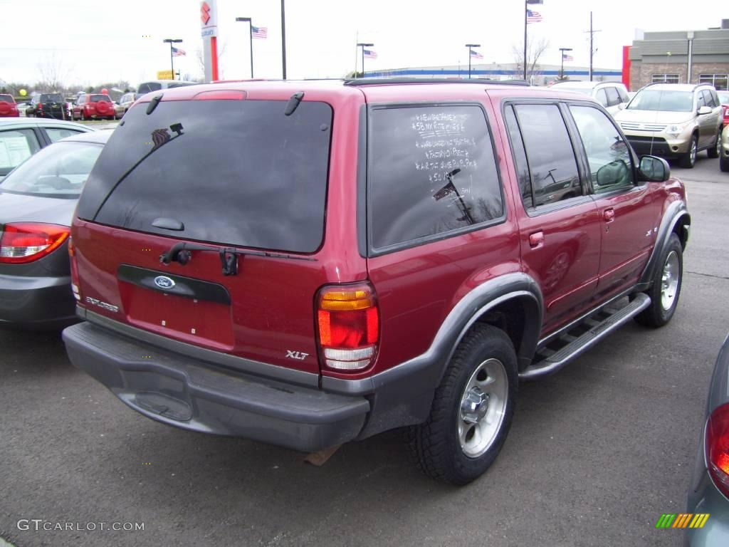 2001 Explorer XLT - Toreador Red Metallic / Dark Graphite photo #2