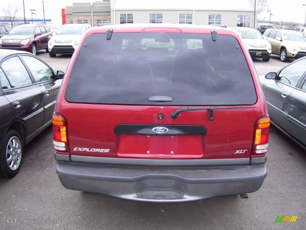 2001 Explorer XLT - Toreador Red Metallic / Dark Graphite photo #3