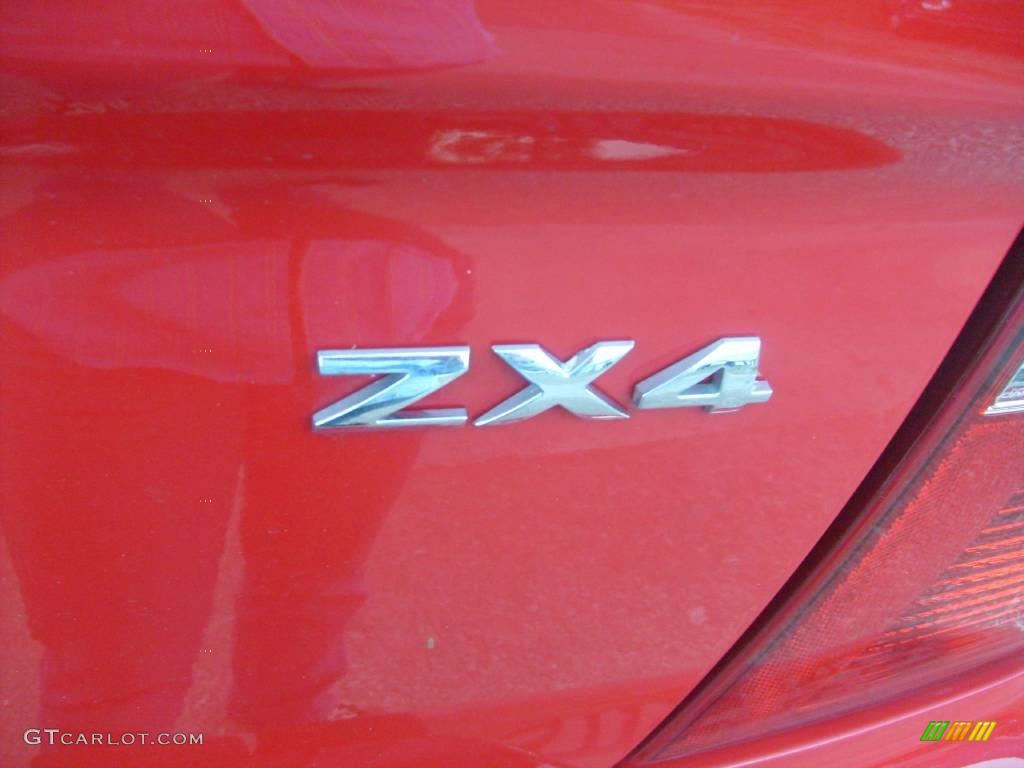 2006 Focus ZX4 SES Sedan - Infra-Red / Dark Flint/Light Flint photo #11
