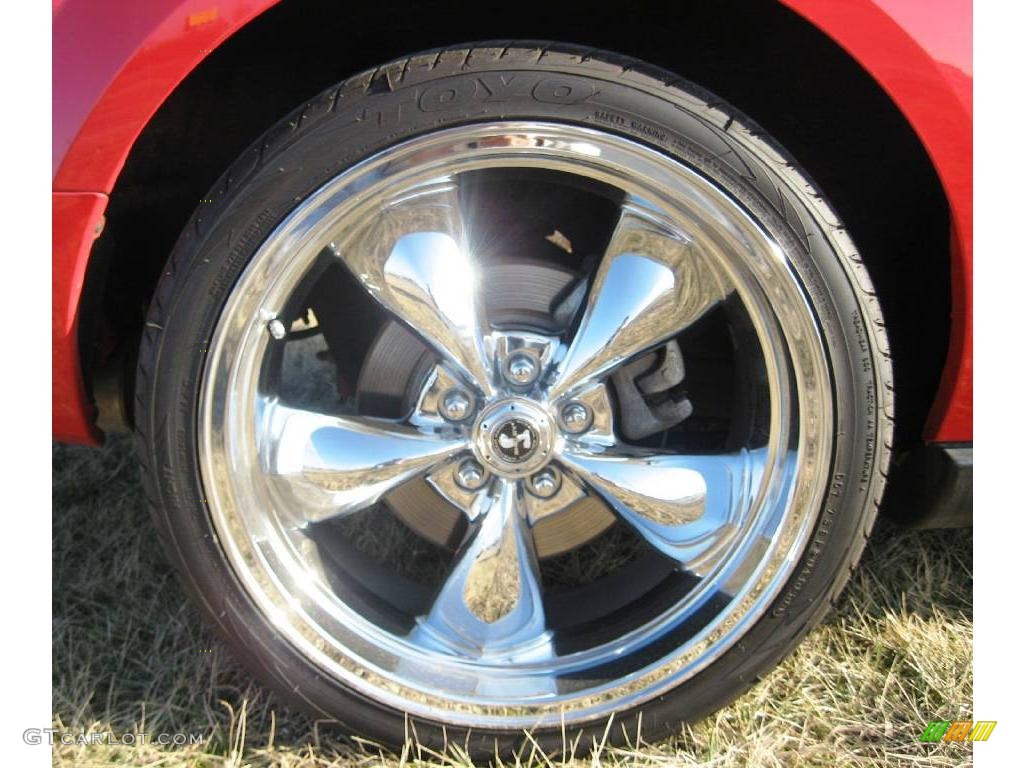 2007 Mustang V6 Premium Coupe - Torch Red / Light Graphite photo #14