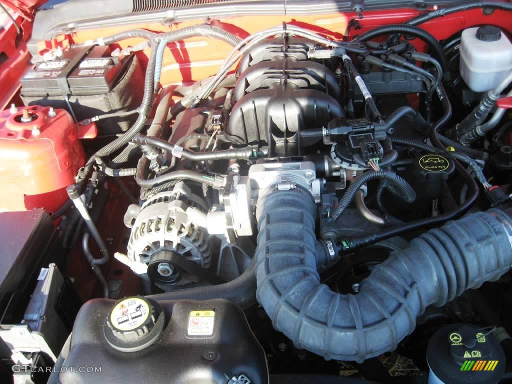 2007 Mustang V6 Premium Coupe - Torch Red / Light Graphite photo #15