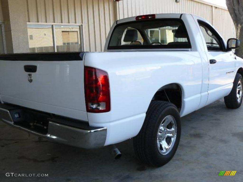 2006 Ram 1500 ST Regular Cab - Bright White / Medium Slate Gray photo #4