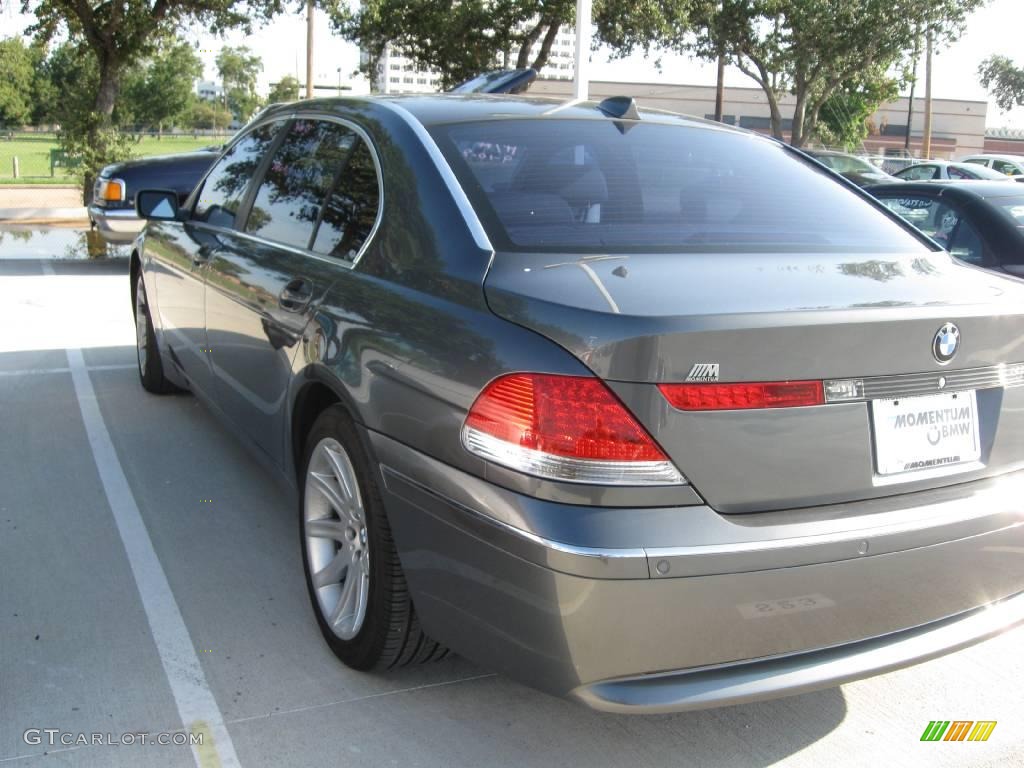 2004 7 Series 745Li Sedan - Titanium Grey Metallic / Black/Black photo #2