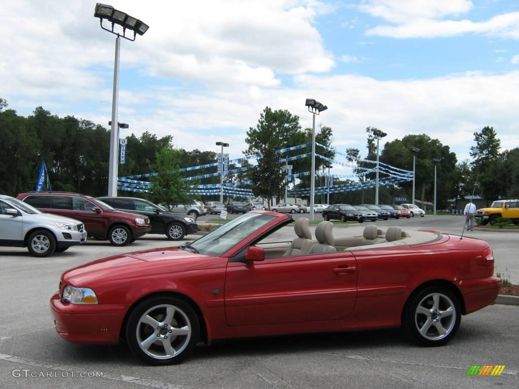 2004 C70 Low Pressure Turbo - Passion Red / Beige photo #12