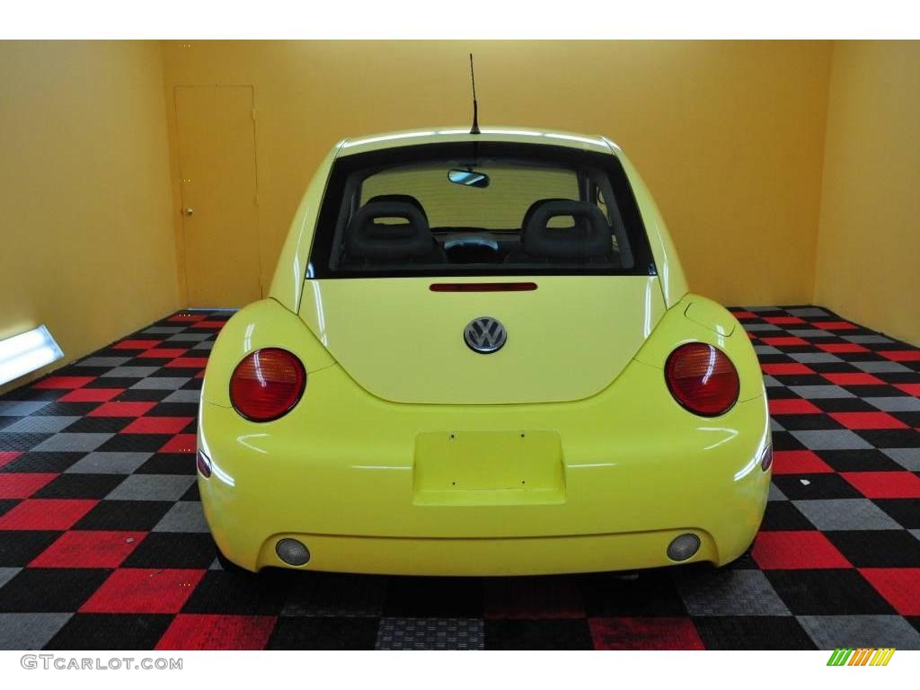 2000 New Beetle GLS Coupe - Yellow / Grey photo #5