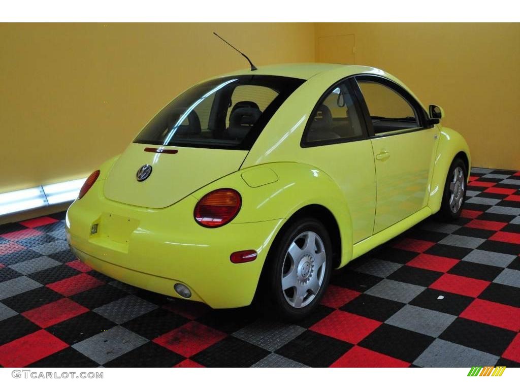 2000 New Beetle GLS Coupe - Yellow / Grey photo #21