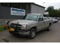 2004 Silver Birch Metallic Chevrolet Silverado 1500 Regular Cab 4x4  photo #1