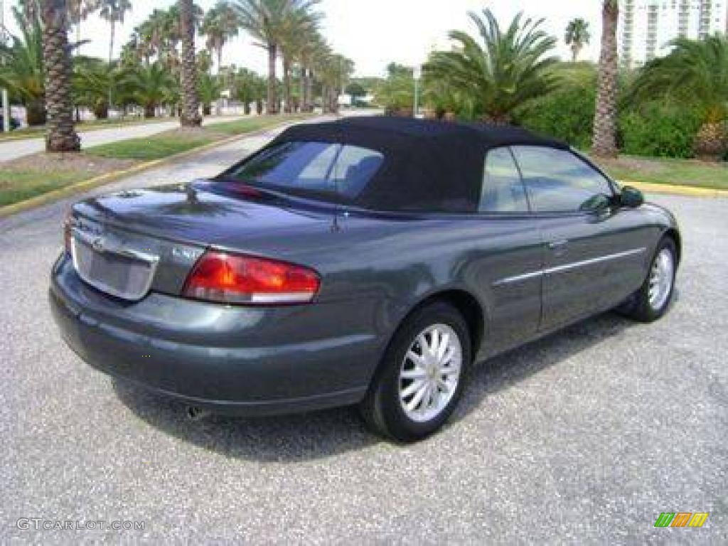 2002 Sebring LXi Convertible - Onyx Green Pearl / Sandstone photo #4