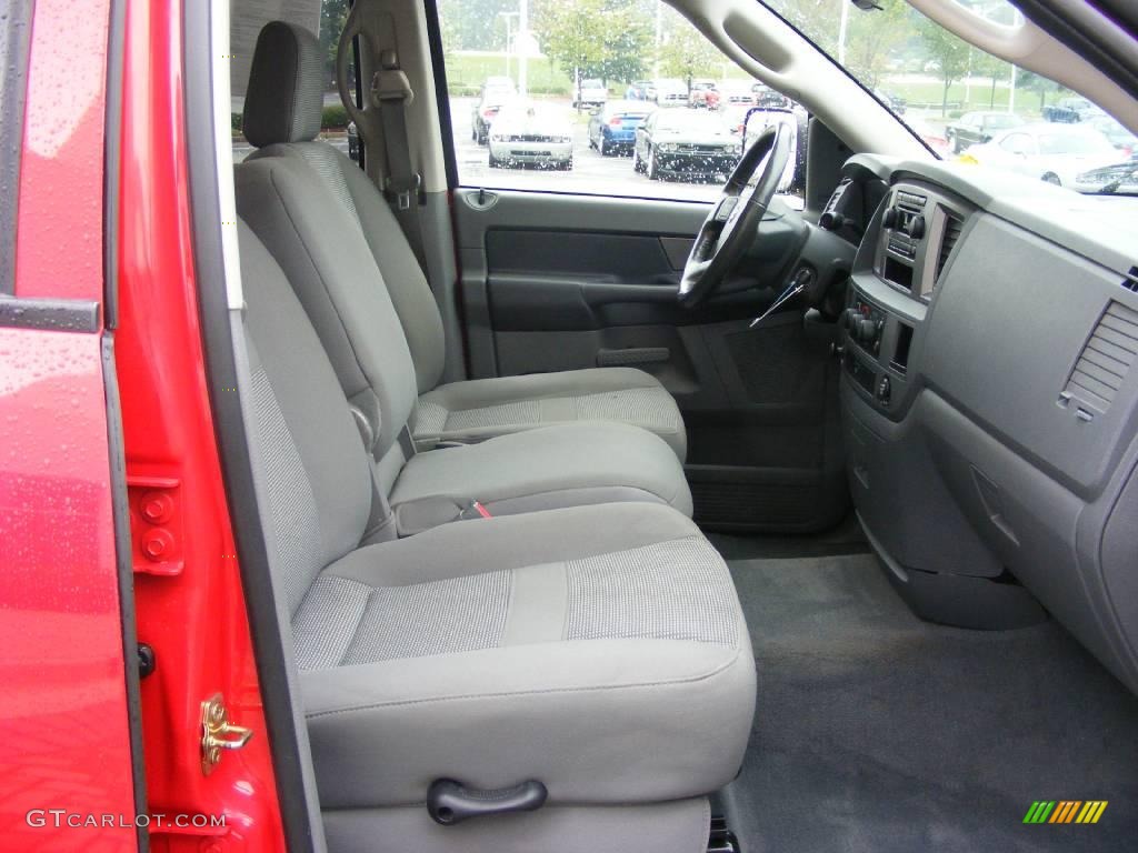 2006 Ram 3500 Sport Quad Cab Dually - Flame Red / Medium Slate Gray photo #22