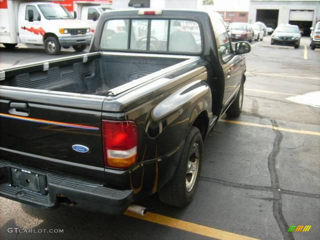 1993 Ranger Splash Regular Cab - Raven Black / Grey photo #5