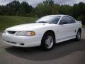 Crystal White 1997 Ford Mustang V6 Coupe