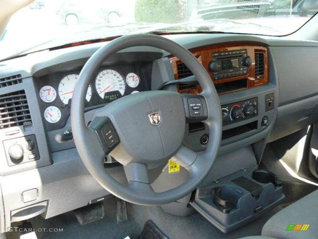 2006 Ram 1500 SLT Regular Cab - Inferno Red Crystal Pearl / Medium Slate Gray photo #17