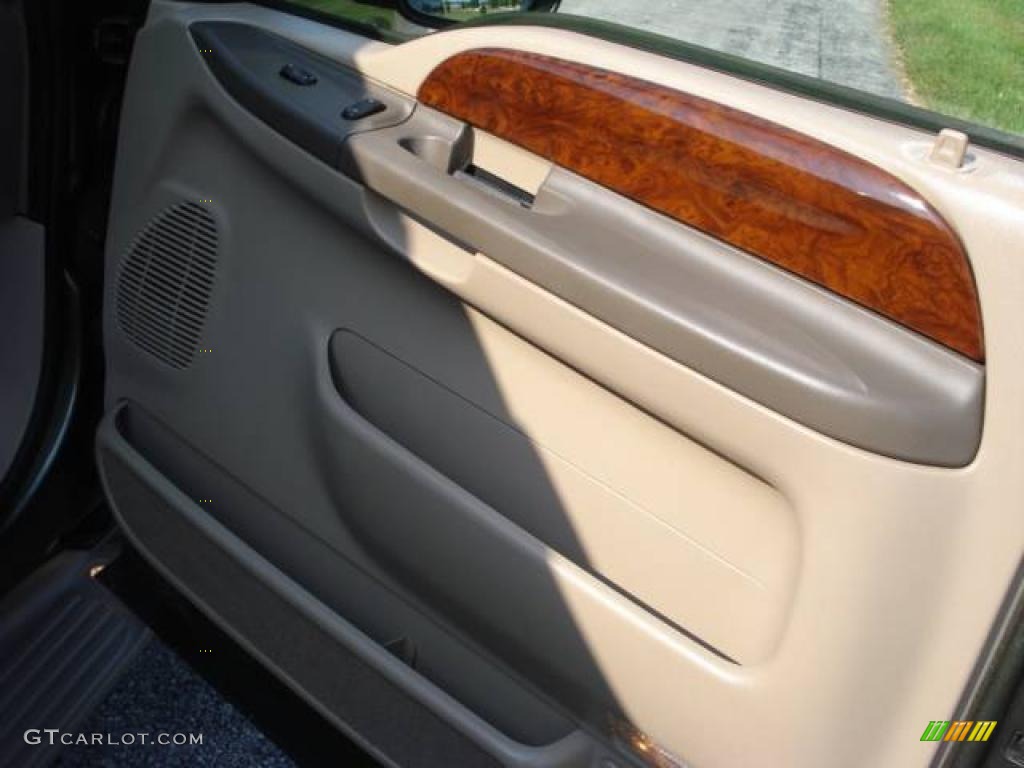 2001 Excursion Limited 4x4 - Estate Green Metallic / Medium Parchment photo #35