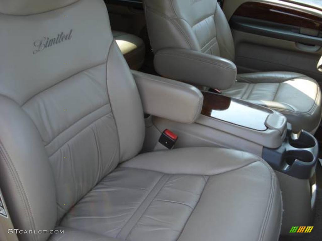 2001 Excursion Limited 4x4 - Estate Green Metallic / Medium Parchment photo #37