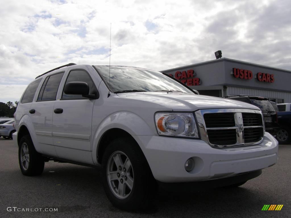 2009 Durango SLT - Bright White / Dark Slate Gray/Light Slate Gray photo #1